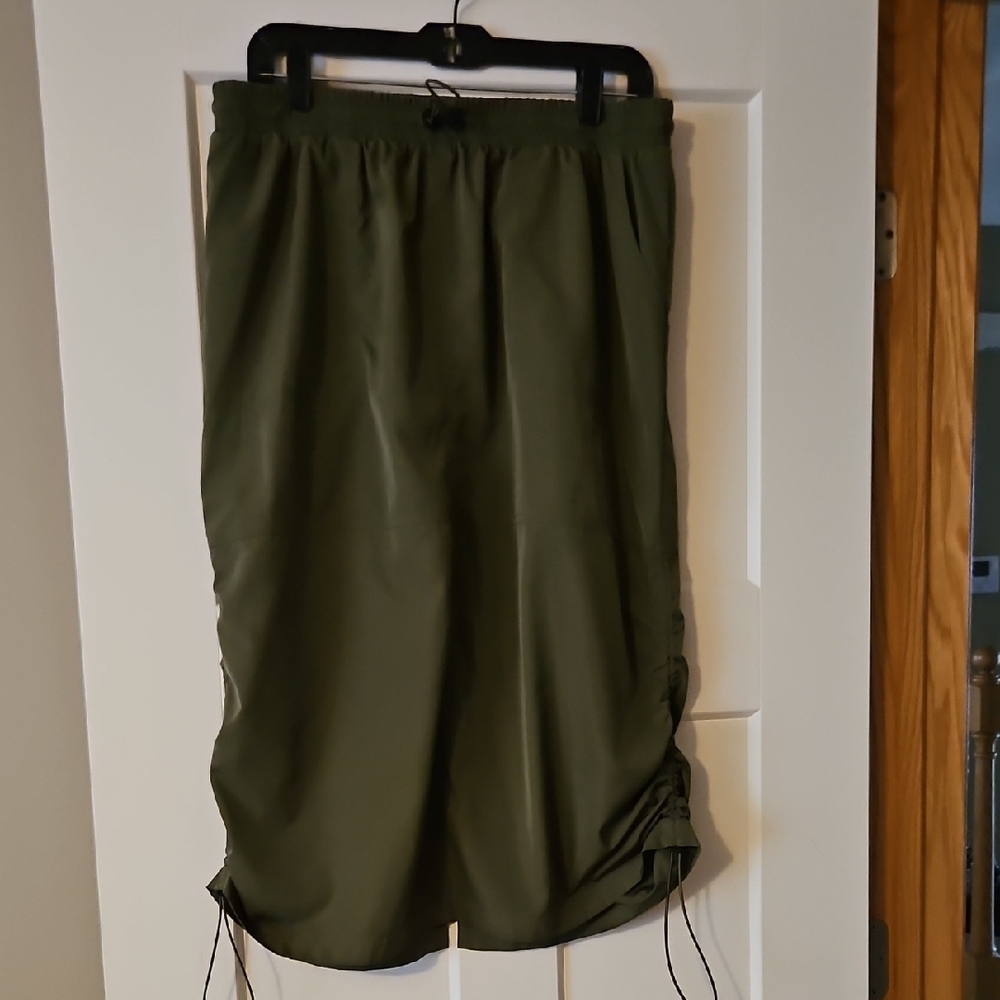 Olive Green Women's Skirt